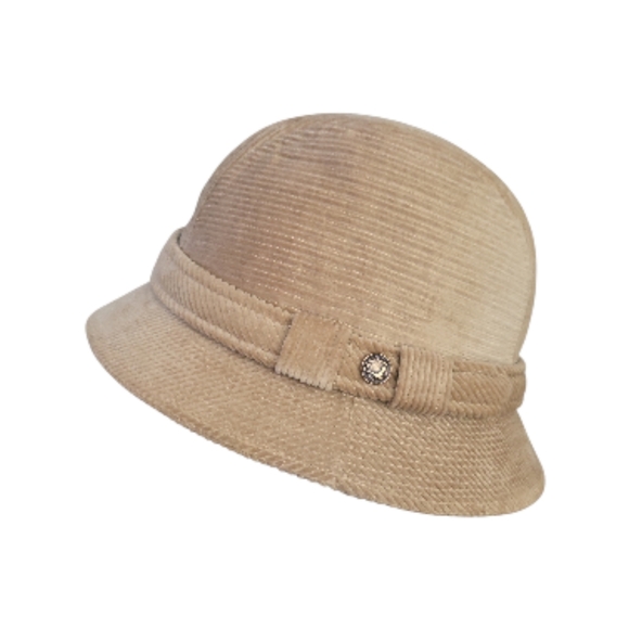 Vintage Traveler Country Gentleman Tan Corduroy Hat Size 7 5/8 - Picture 2 of 10